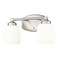 Z-Lite Kendrick 2 Light Vanity, 14.5in. W x 8.5in. H, Brushed Nickel 745-2V-BN - alternate 1